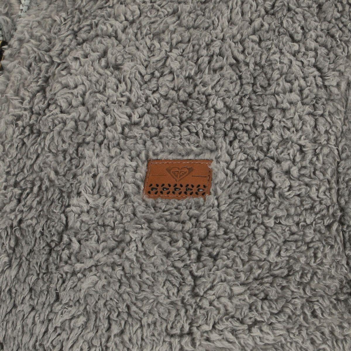 Polerón Roxy Shaggy Mujer Light Grey Heather-3