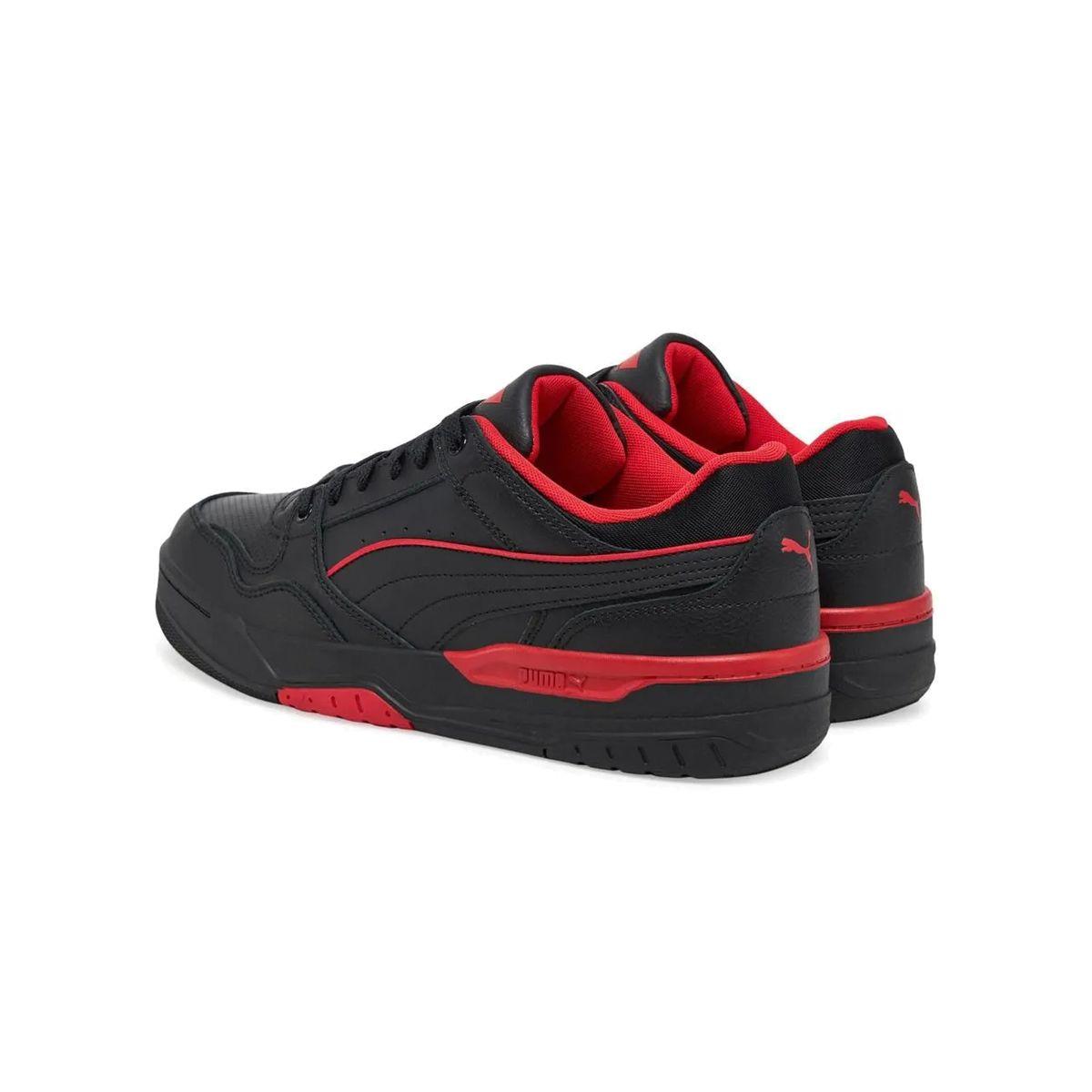 Zapatillas Hombre Rebound Retro Puma Negras/Rojas-3