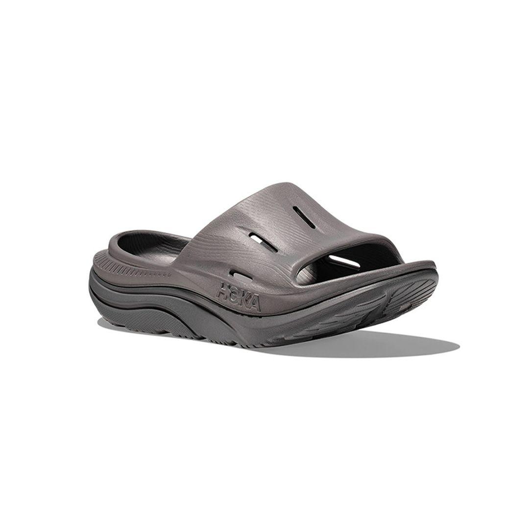 Sandalias Hoka ORA Recovery Slide 3 Hombre Grey-5