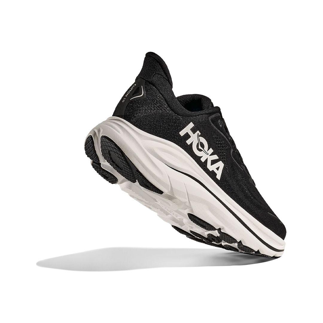 Zapatillas Hoka Clifton 10 Hombre Black/White-2