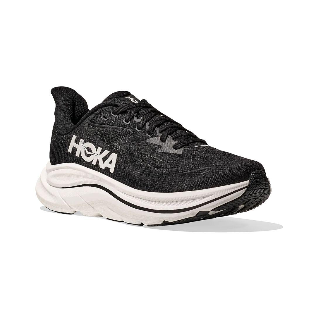 Zapatillas Hoka Clifton 10 Hombre Black/White-4