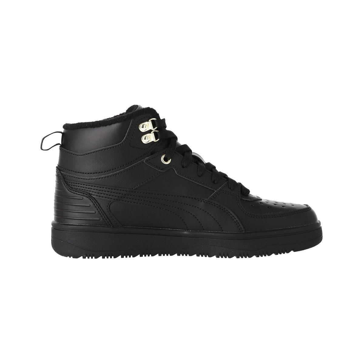 Zapatilla Puma Básquetbol Rebound Rugged Hombre Negras-1