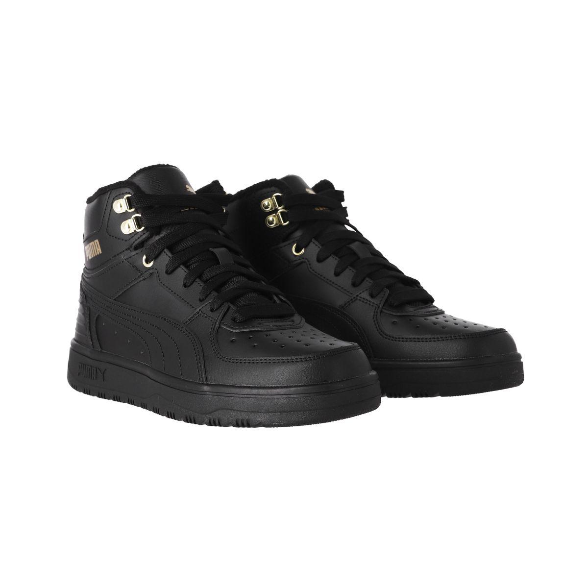 Zapatilla Puma Básquetbol Rebound Rugged Hombre Negras-2