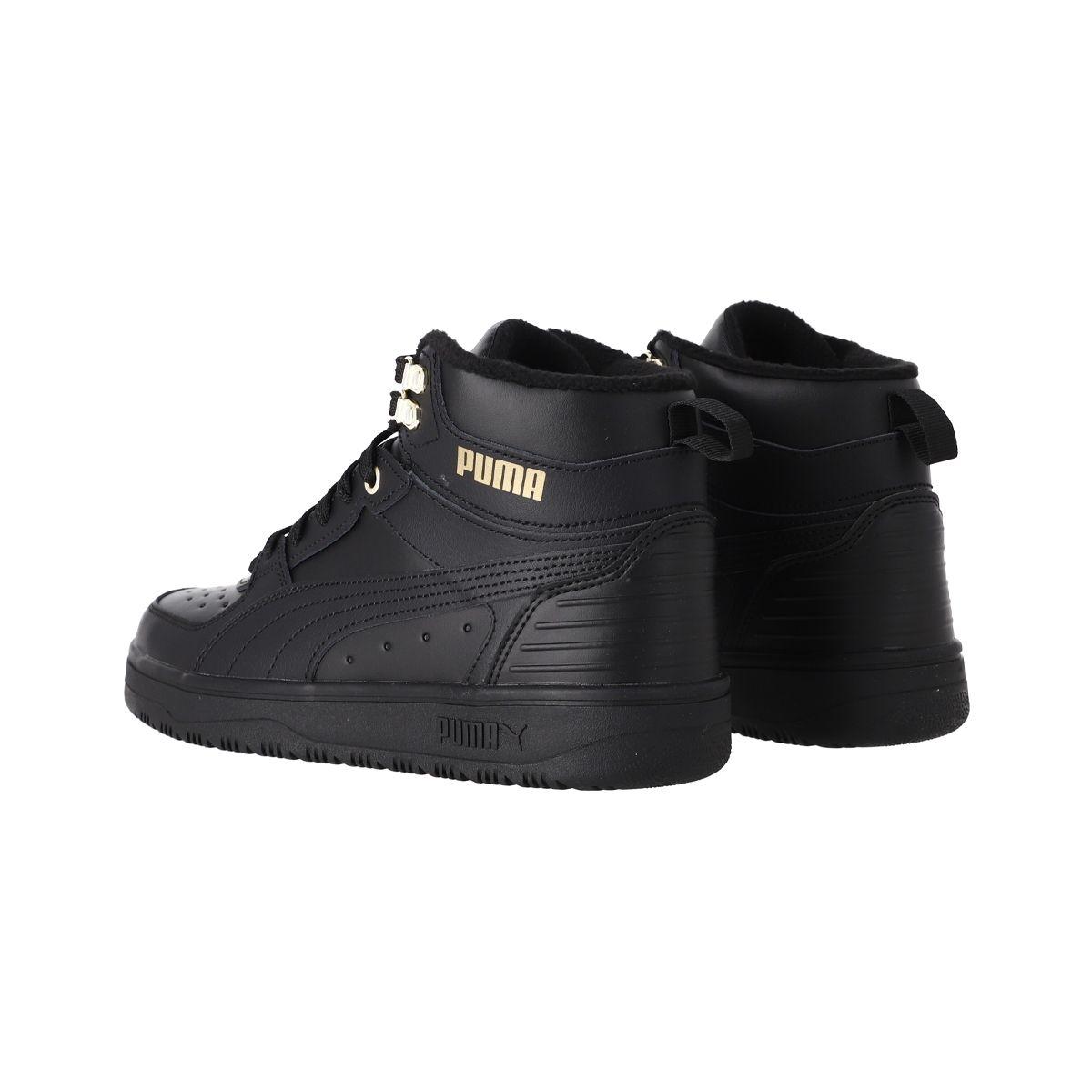 Zapatilla Puma Básquetbol Rebound Rugged Hombre Negras-3