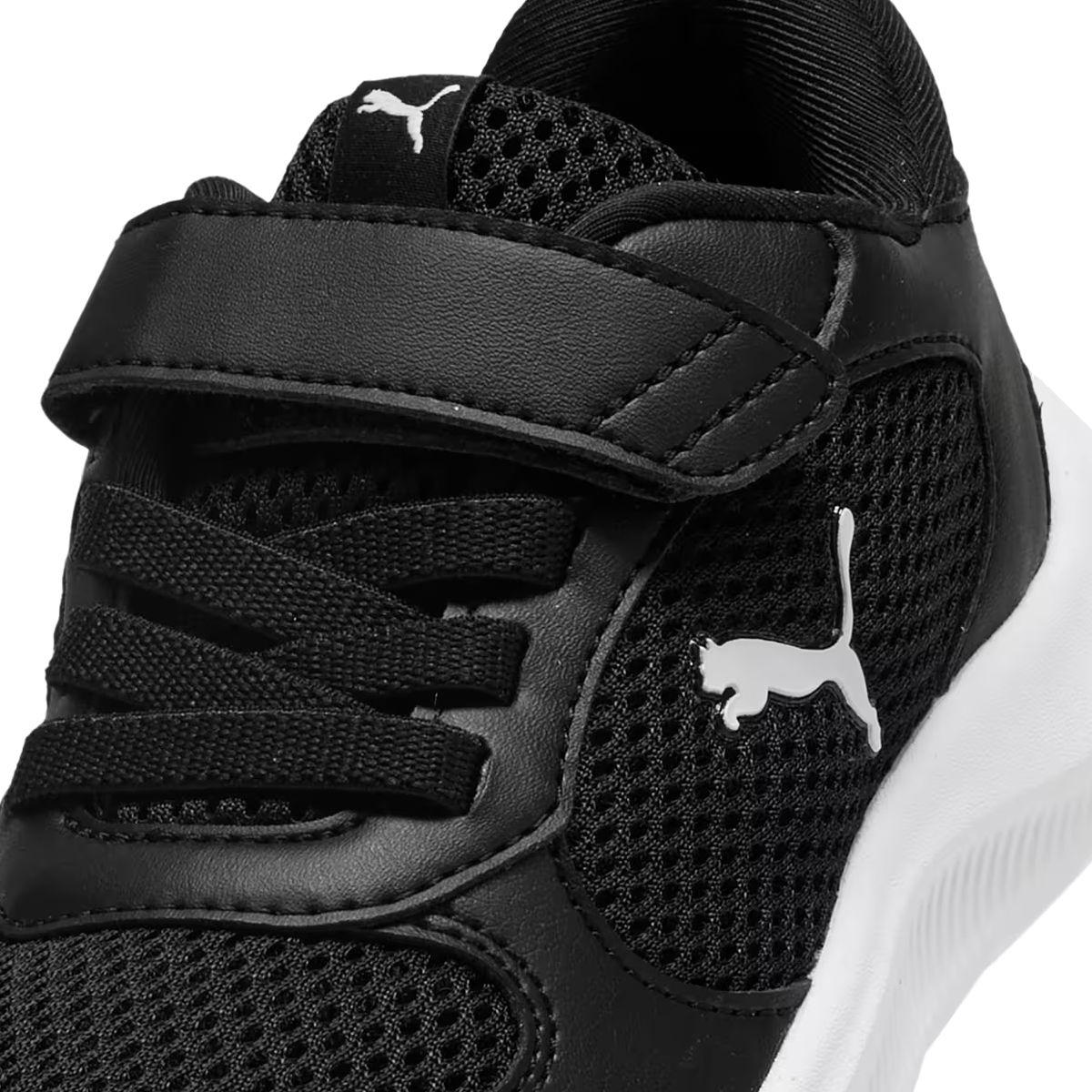 Zapatillas Urbanas Puma Fun Racer 2 Niños Negras/Blancas-5