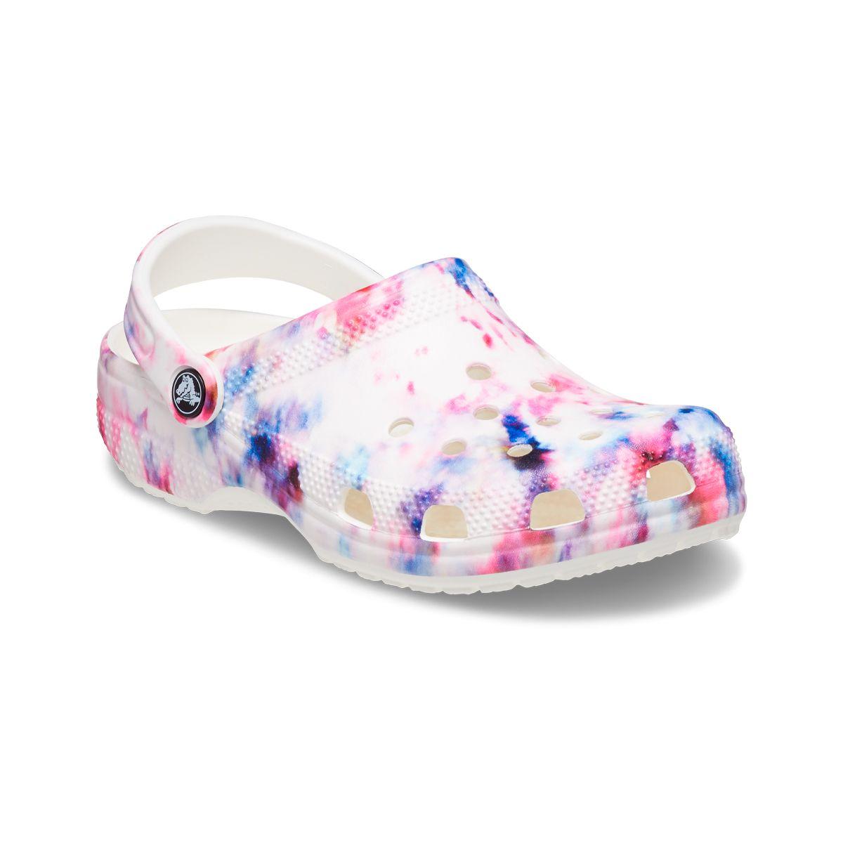 Zueco Crocs Classic Tie Dye Graphic Unisex Fresco/Multicolor-0