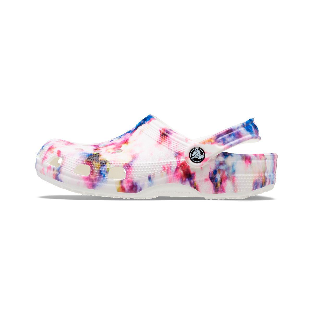 Zueco Crocs Classic Tie Dye Graphic Unisex Fresco/Multicolor-2
