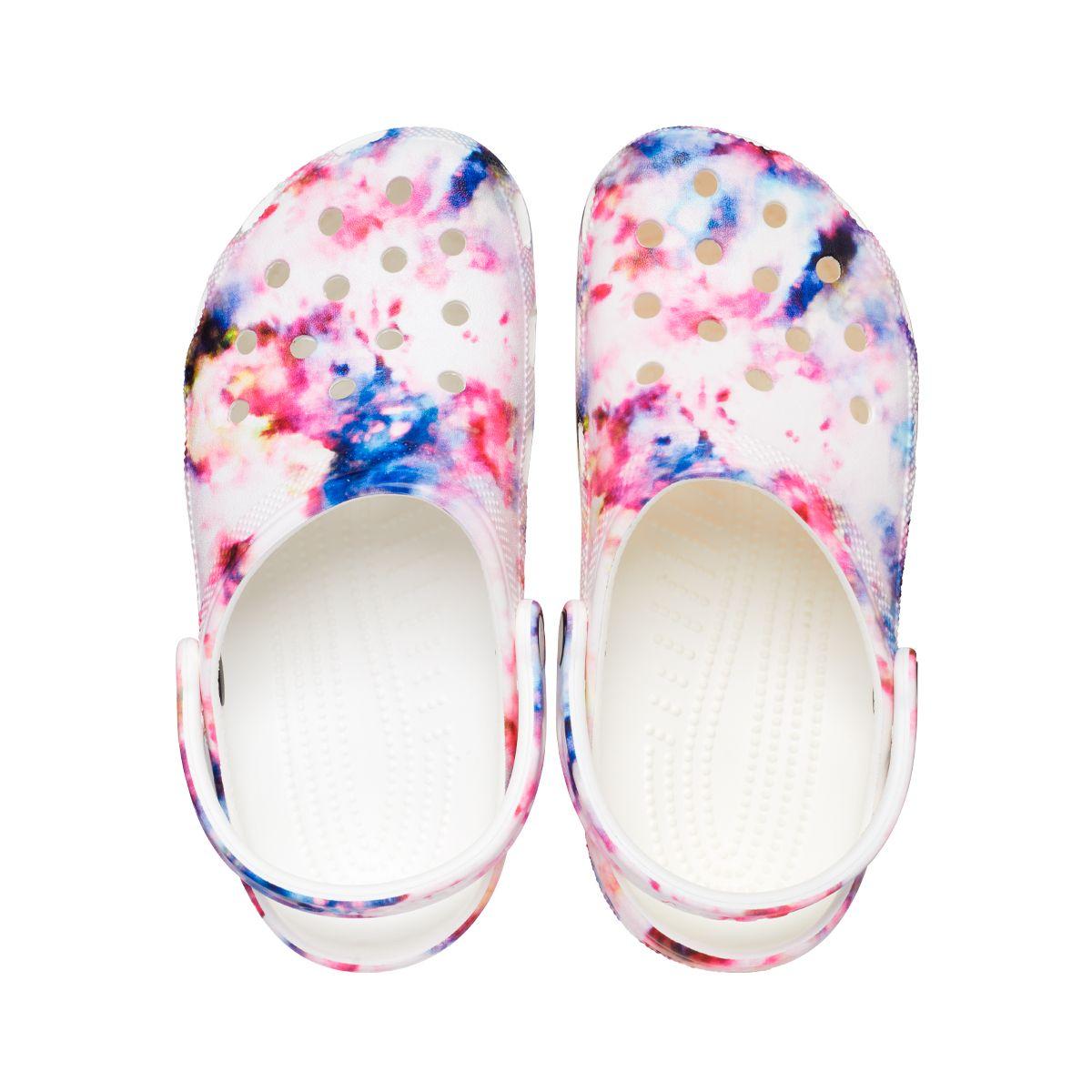 Zueco Crocs Classic Tie Dye Graphic Unisex Fresco/Multicolor-5