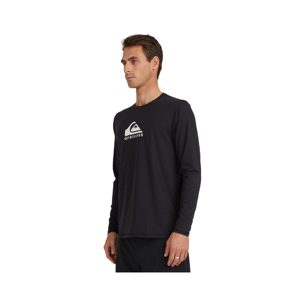 Polera Hombre  Quiksilver Solid Streak Black-1