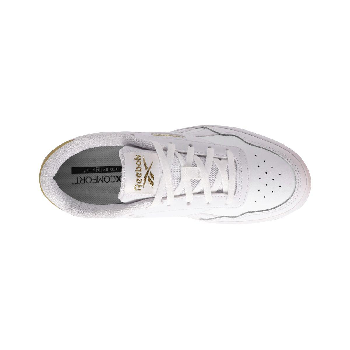 Zapatilla Reebok Court Advance Bold Mujer Blanca-4