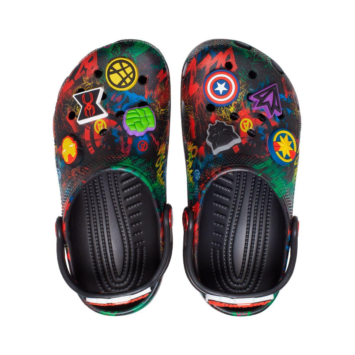 Zueco Crocs Classic Marvel Avengers Niño Black-5