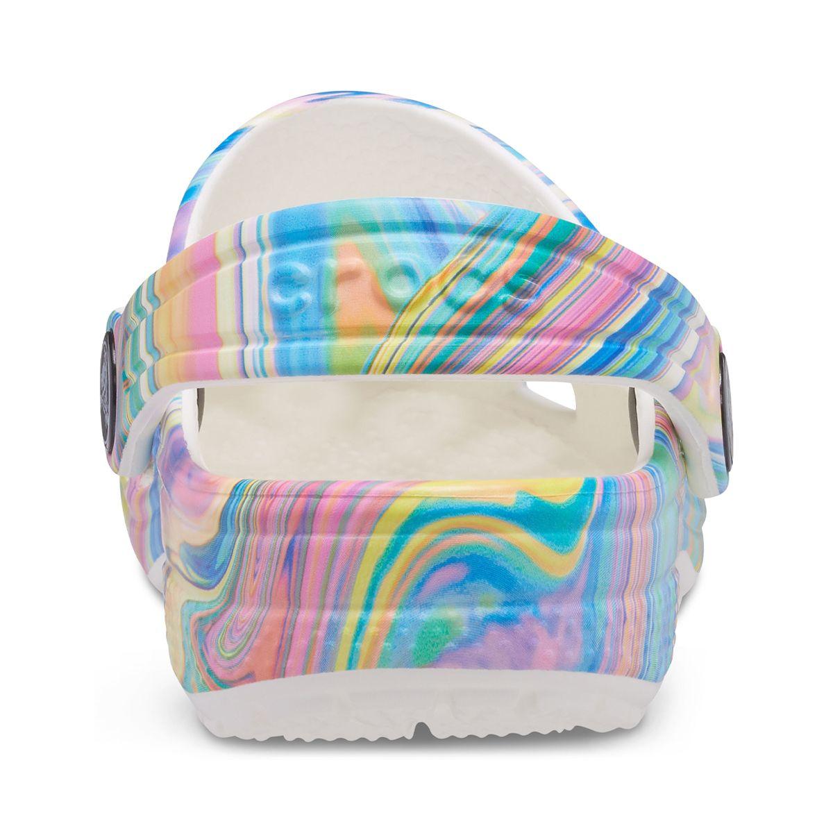 Zueco Crocs Classic Out of This World II Niño Multi/White-4