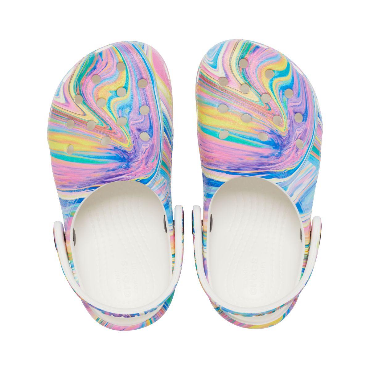 Zueco Crocs Classic Out of This World II Niño Multi/White-5