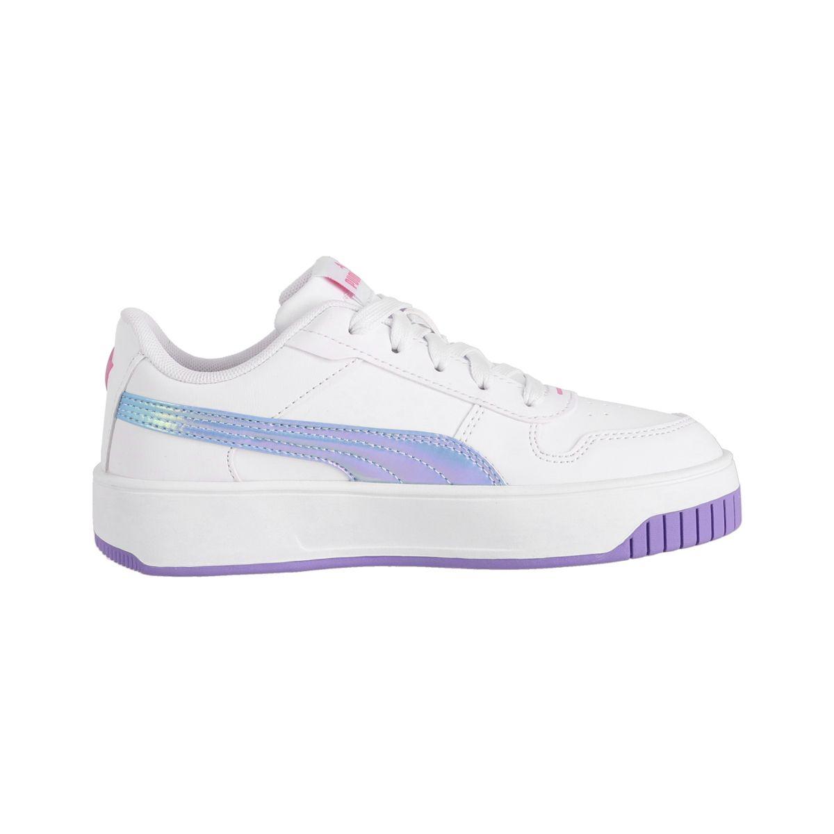 Zapatilla Puma Carina Street Bouncy Sky Niña Blanca/Celeste-1