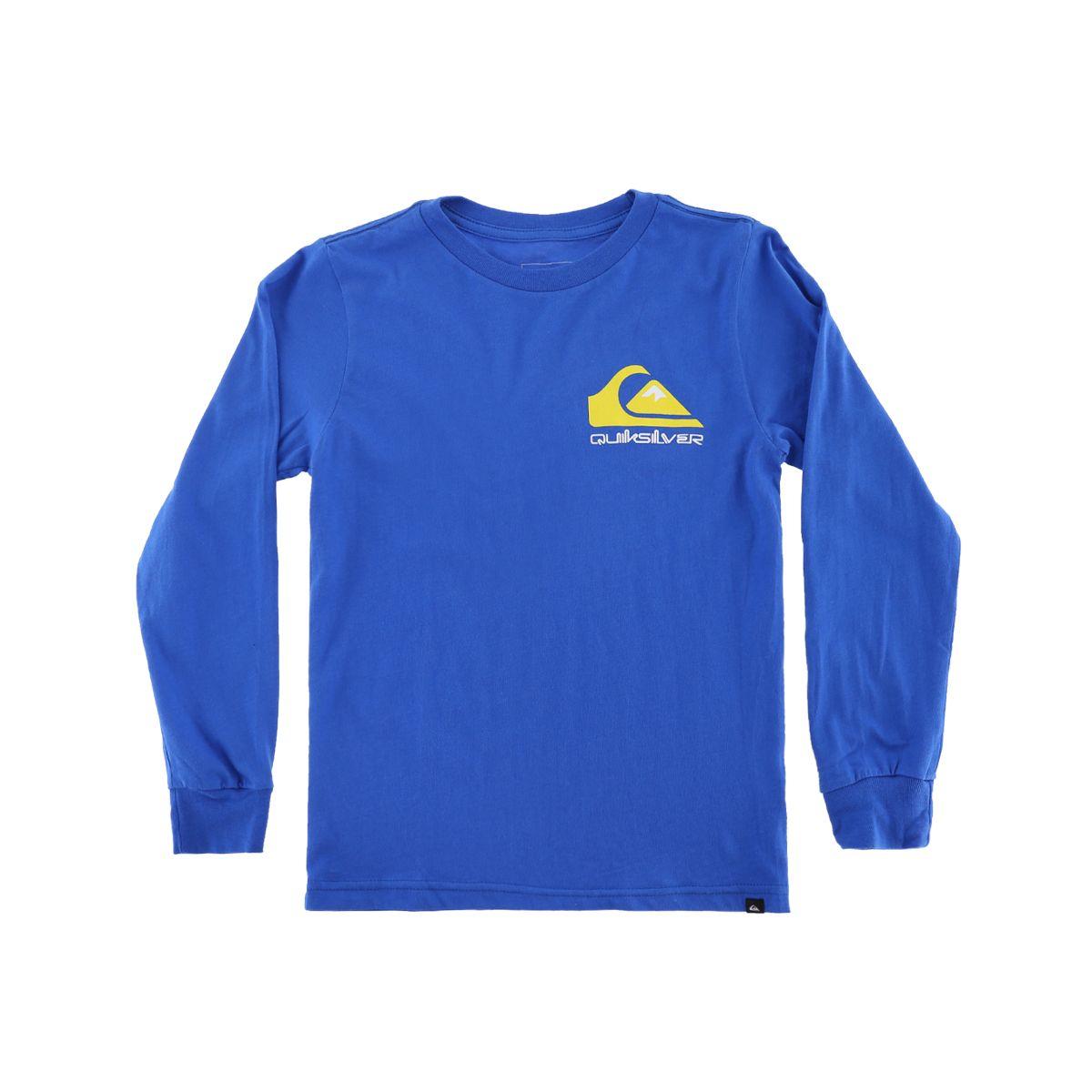 Polera Quiksilver Omni Logo Niño Azul-0