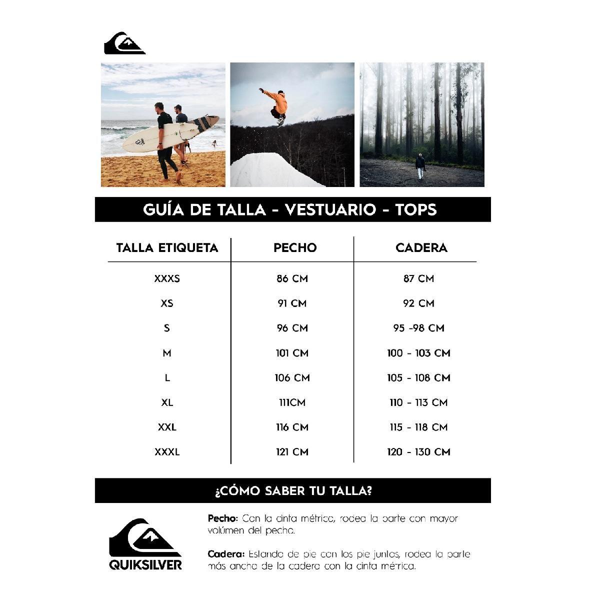 Polera Quiksilver Omni Logo Niño Azul-3