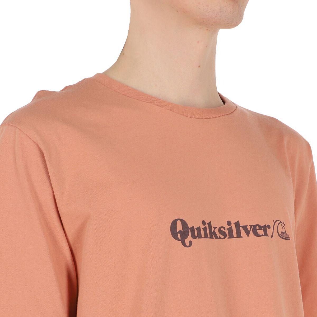 Polera Quiksilver Hombre Basic Coral-3