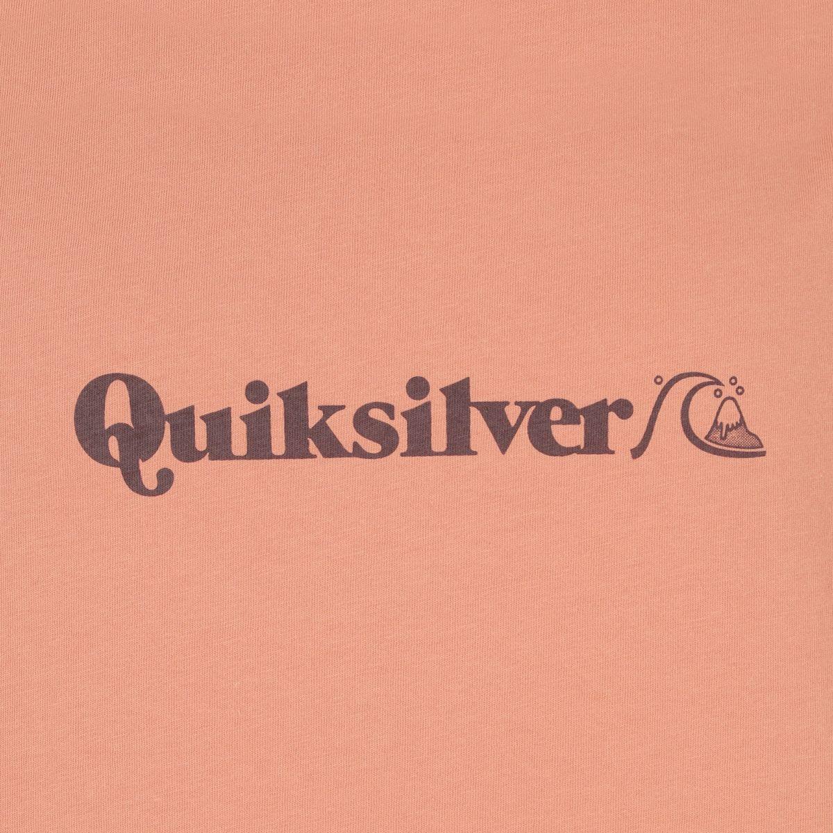 Polera Quiksilver Hombre Basic Coral-4