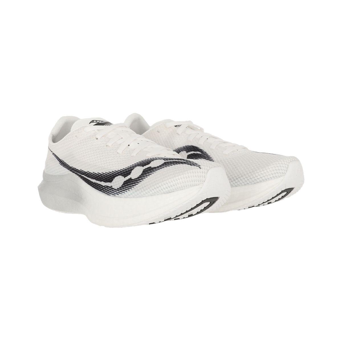 Zapatilla Saucony Endorphin Pro + Hombre White/Black-2