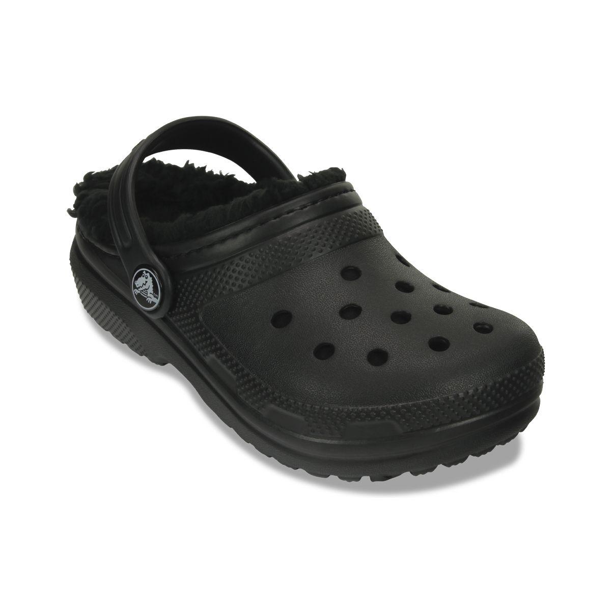 Zueco Crocs Classic Lined Bebé Black-0