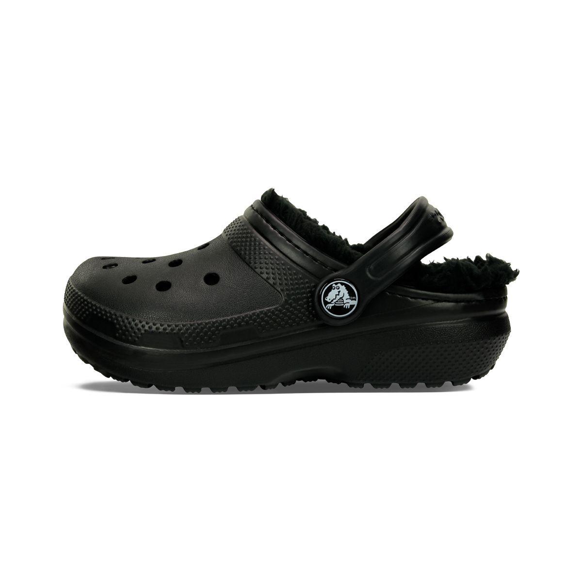 Zueco Crocs Classic Lined Bebé Black-2