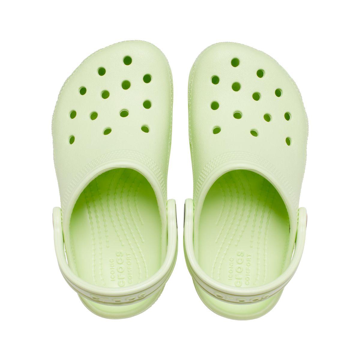 Zueco Crocs Classic Niños TD Celery-5