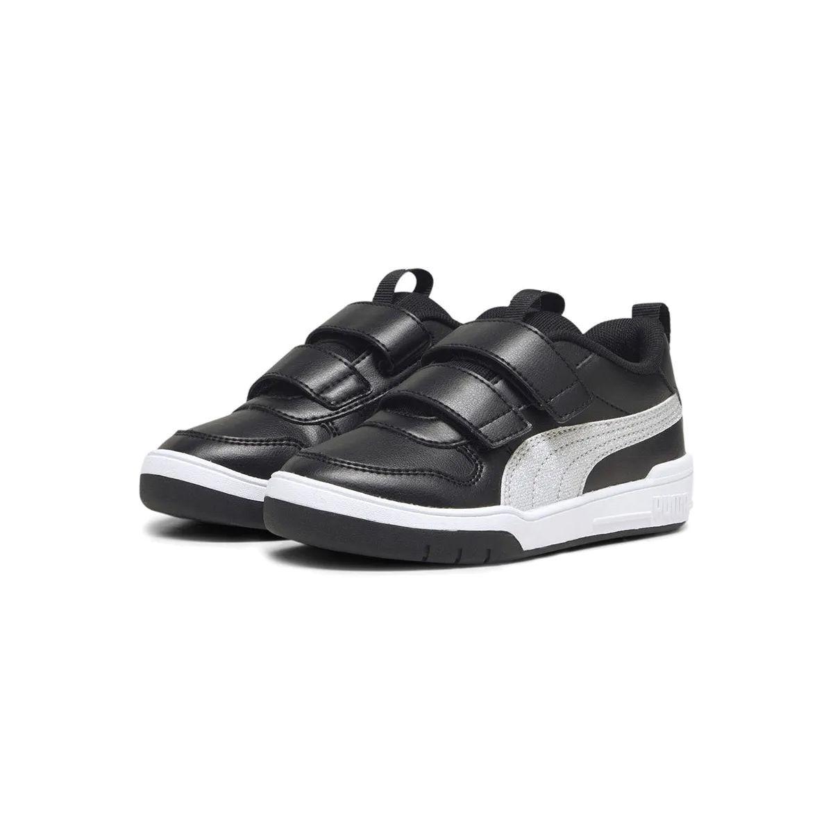 Zapatillas Niños Multiflex Glitz Formstrip Puma Negra/Blanca-2