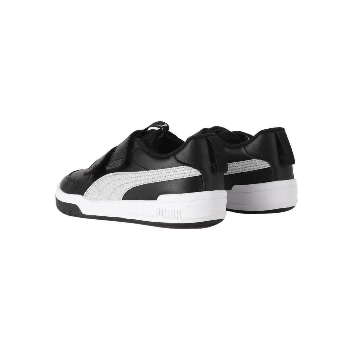 Zapatillas Niños Multiflex Glitz Formstrip Puma Negra/Blanca-3