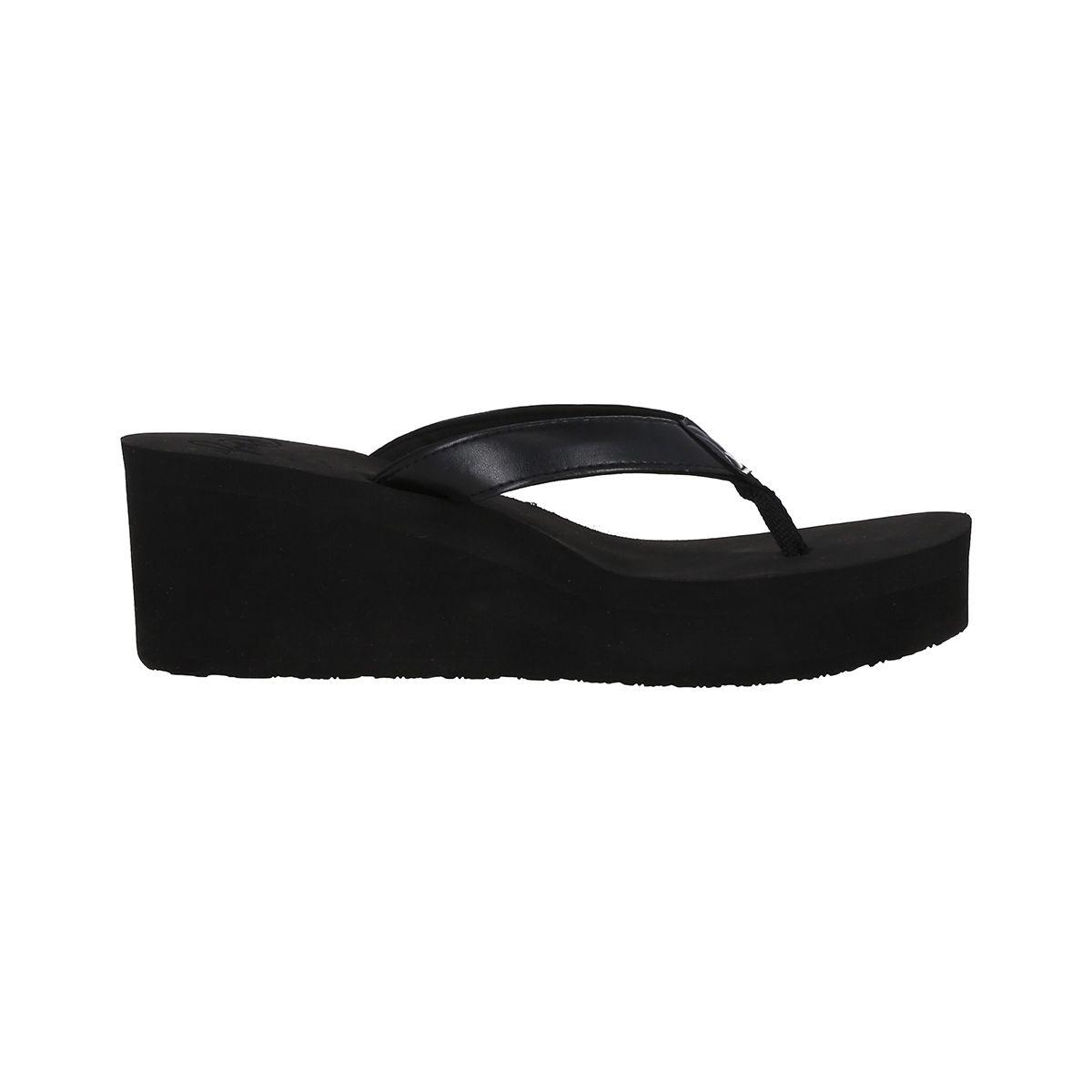 Sandalia Roxy Mellie Wedge Mujer Black-1