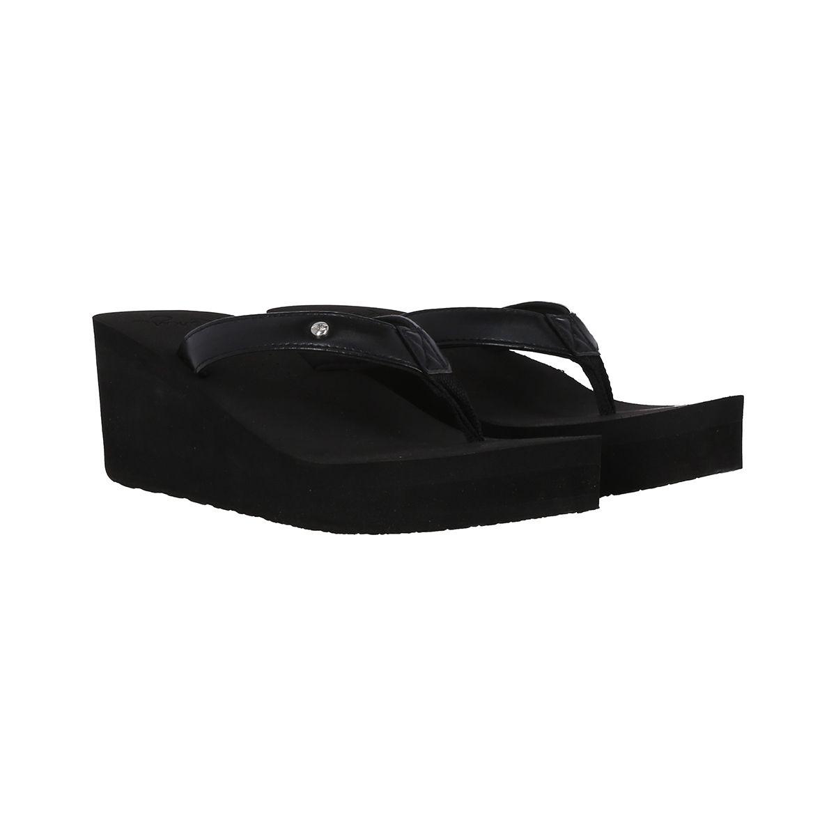Sandalia Roxy Mellie Wedge Mujer Black-2