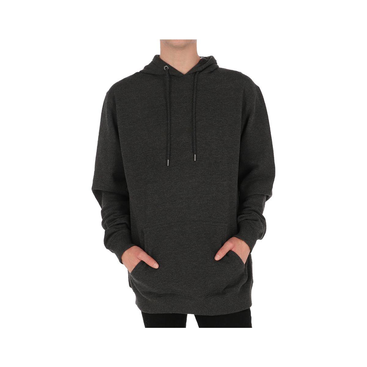 Polerón Quiksilver Basic Hombre Dark Grey Melange-0
