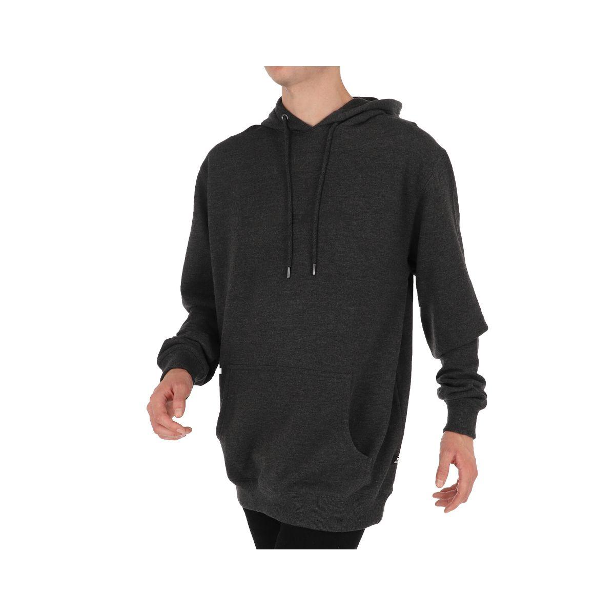 Polerón Quiksilver Basic Hombre Dark Grey Melange-1