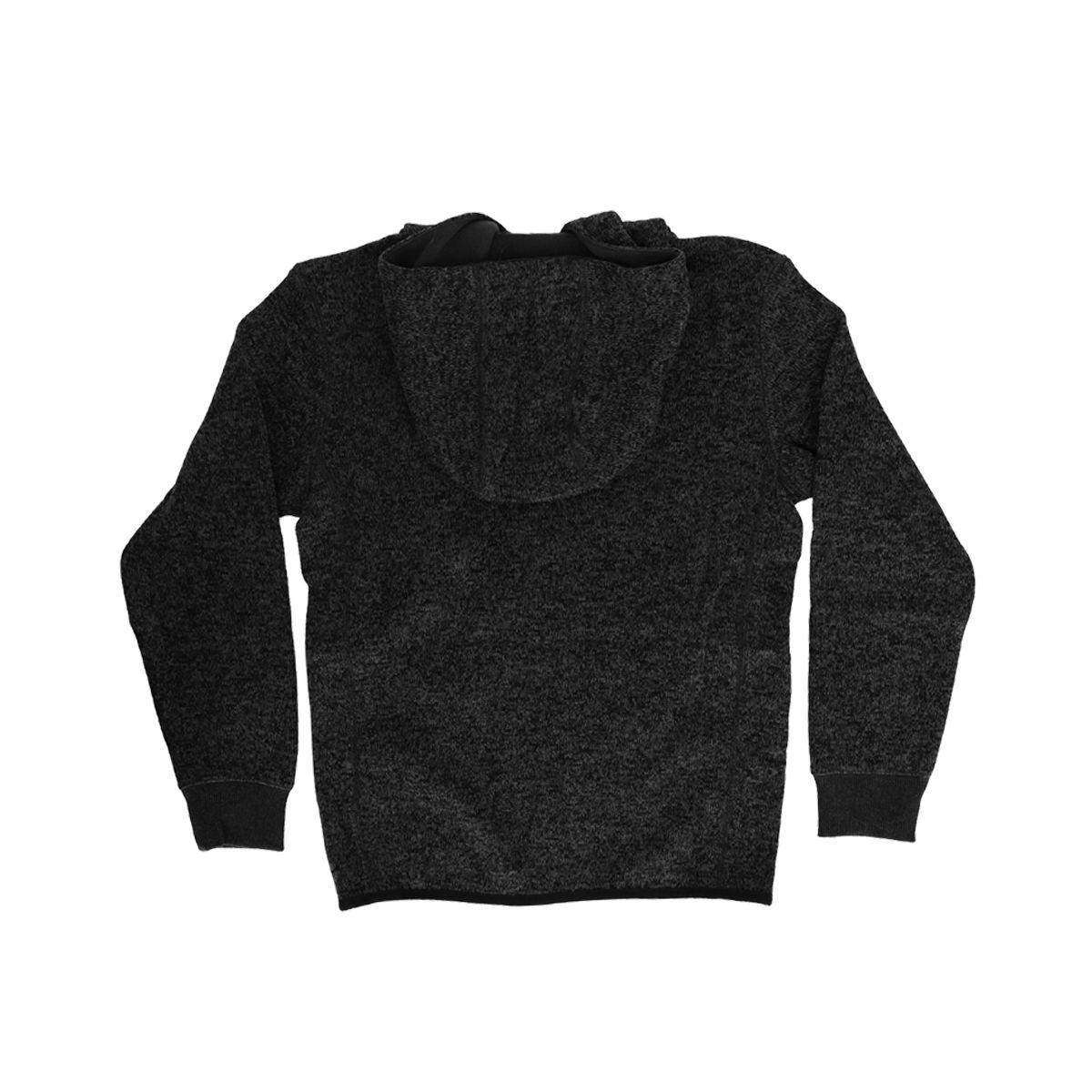 Polerón Quiksilver Keller Zip Up Niño Gris Oscuro-1