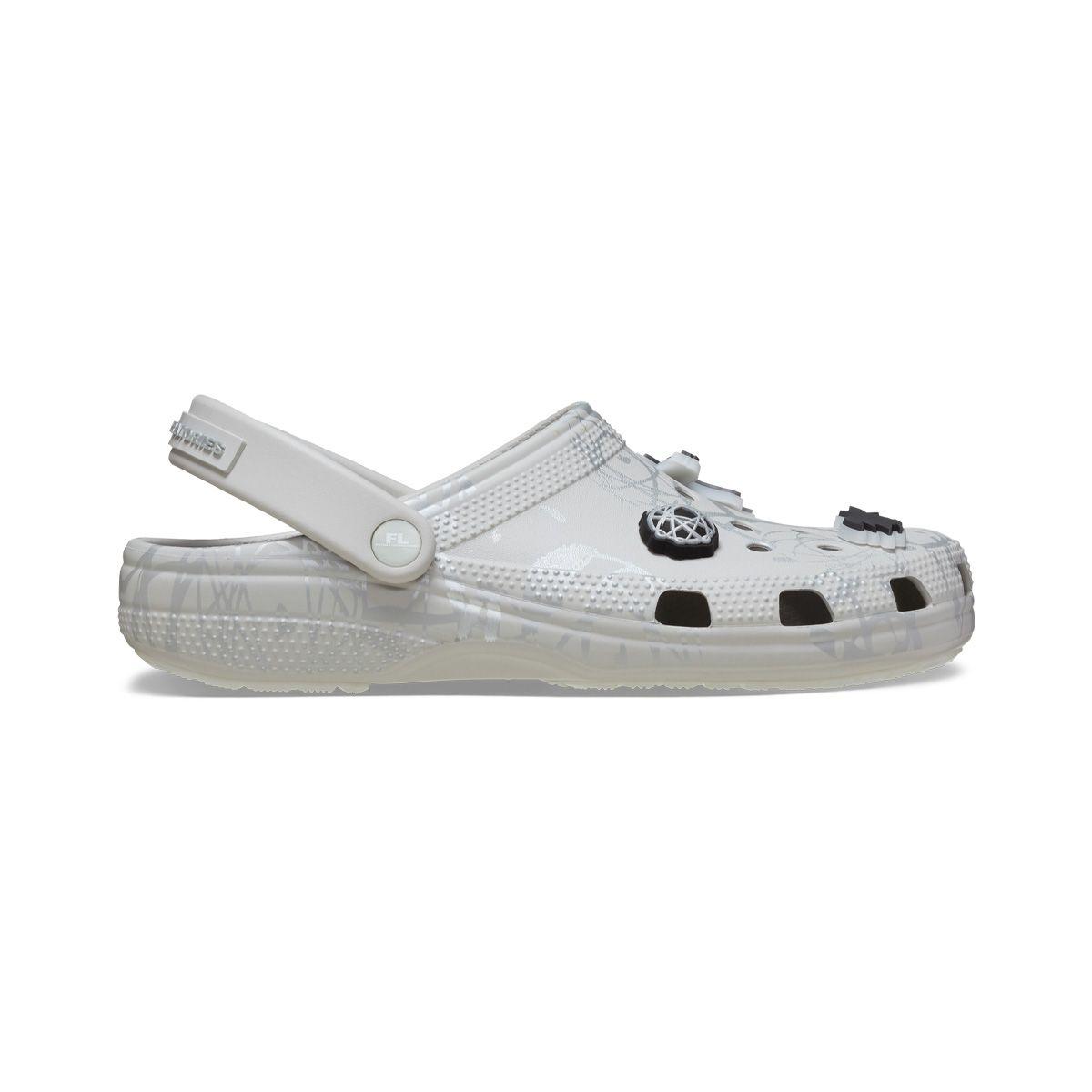 Zueco Crocs Classic x Futura Laboratories Unisex Pearl White-1