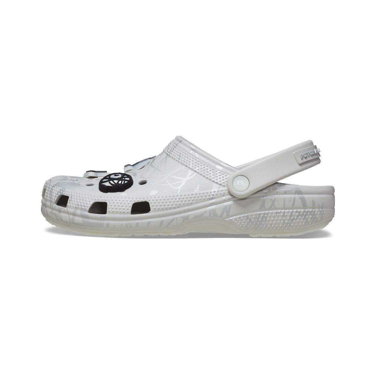 Zueco Crocs Classic x Futura Laboratories Unisex Pearl White-2