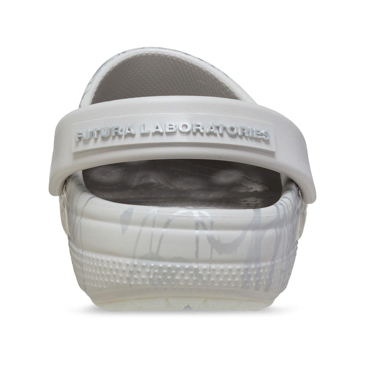 Zueco Crocs Classic x Futura Laboratories Unisex Pearl White-4