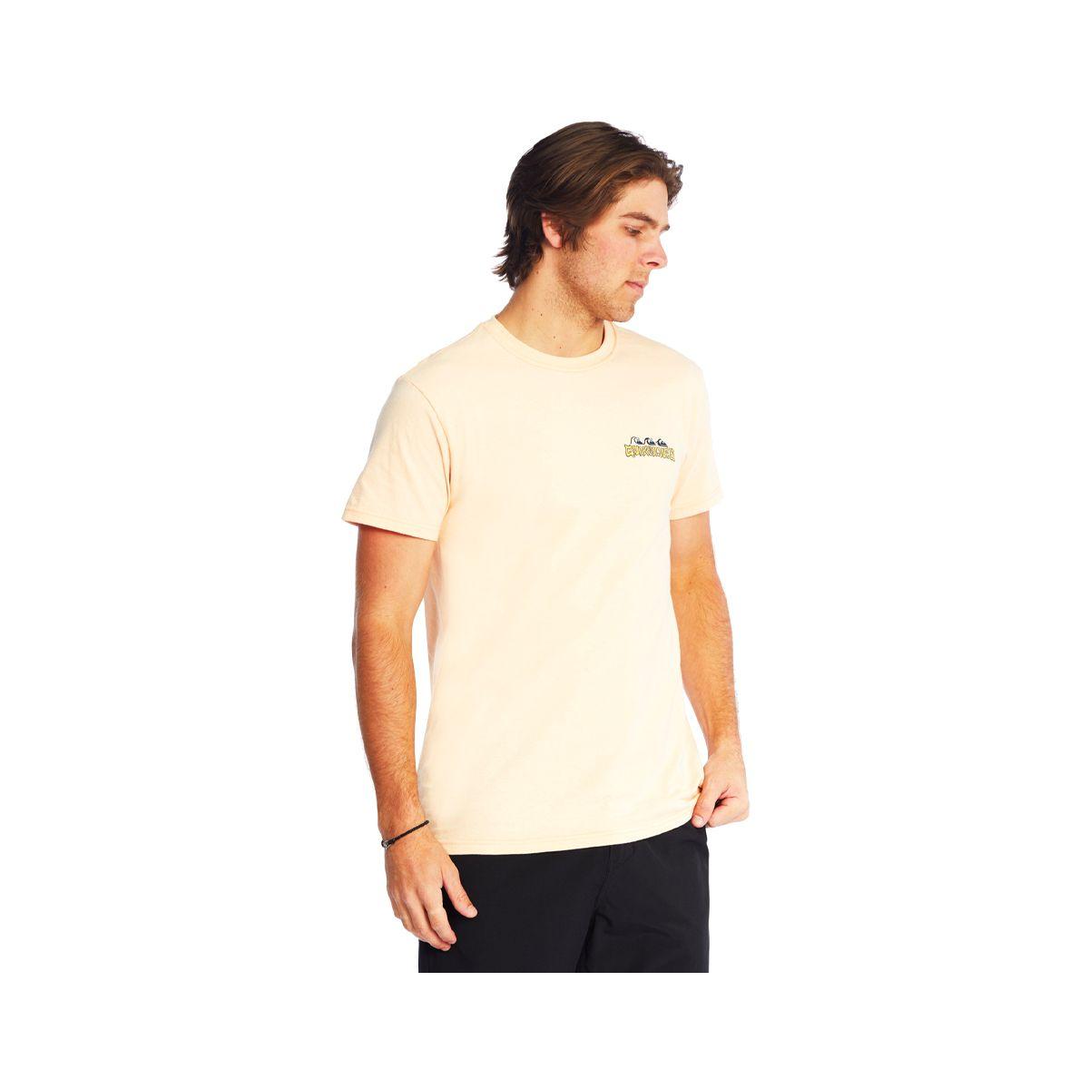 Polera Quiksilver Golden Hours Hombre Almond Cream-1