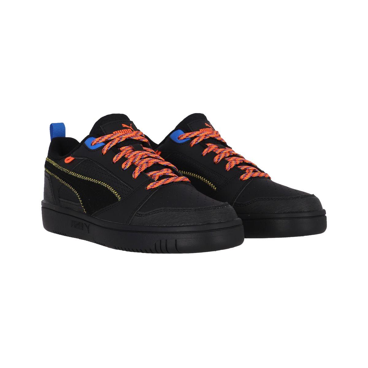Zapatilla Puma Rebound V6 Low Open Road Hombre Negro-2