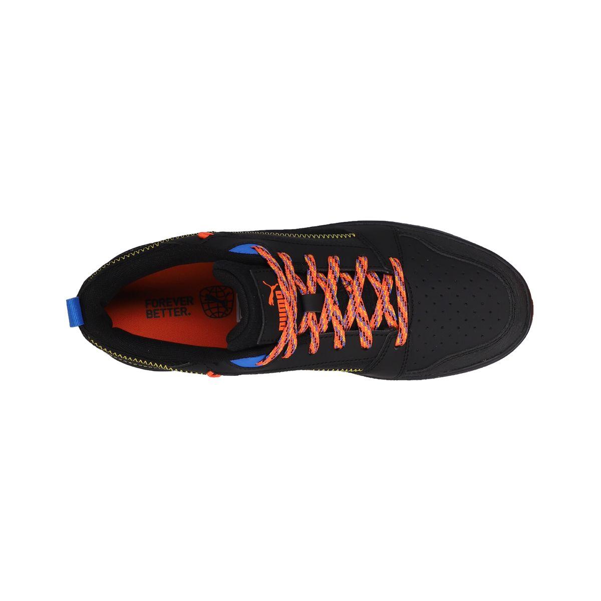 Zapatilla Puma Rebound V6 Low Open Road Hombre Negro-4