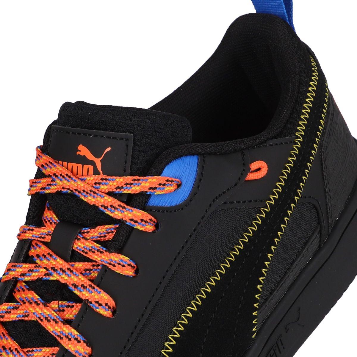 Zapatilla Puma Rebound V6 Low Open Road Hombre Negro-5