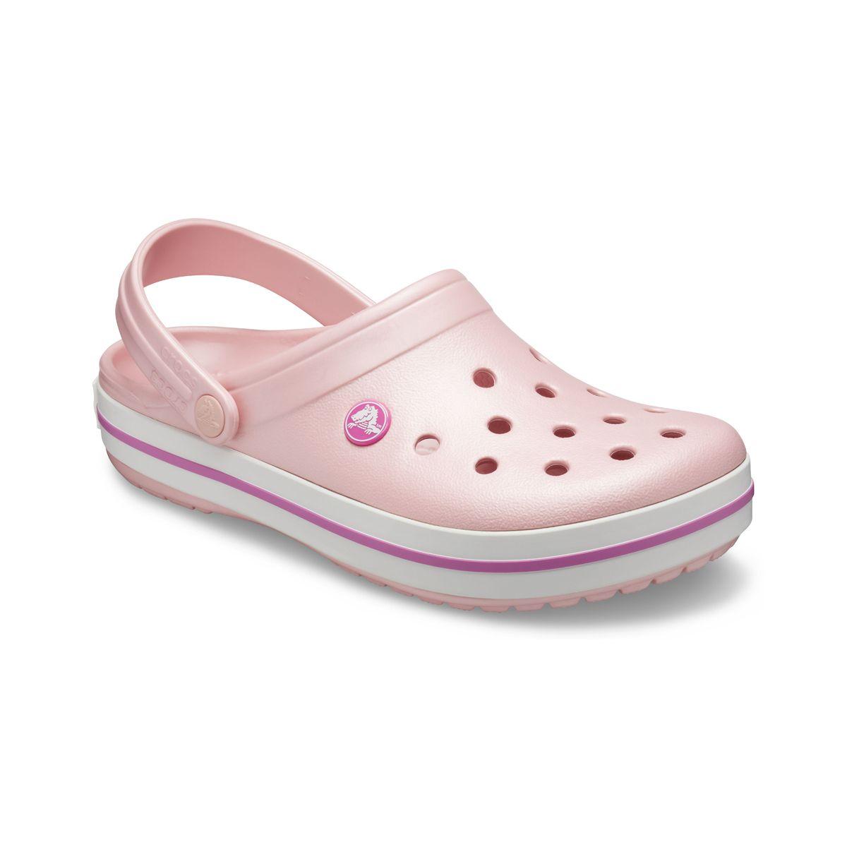 Zueco Crocs Crocband Unisex Pink-0