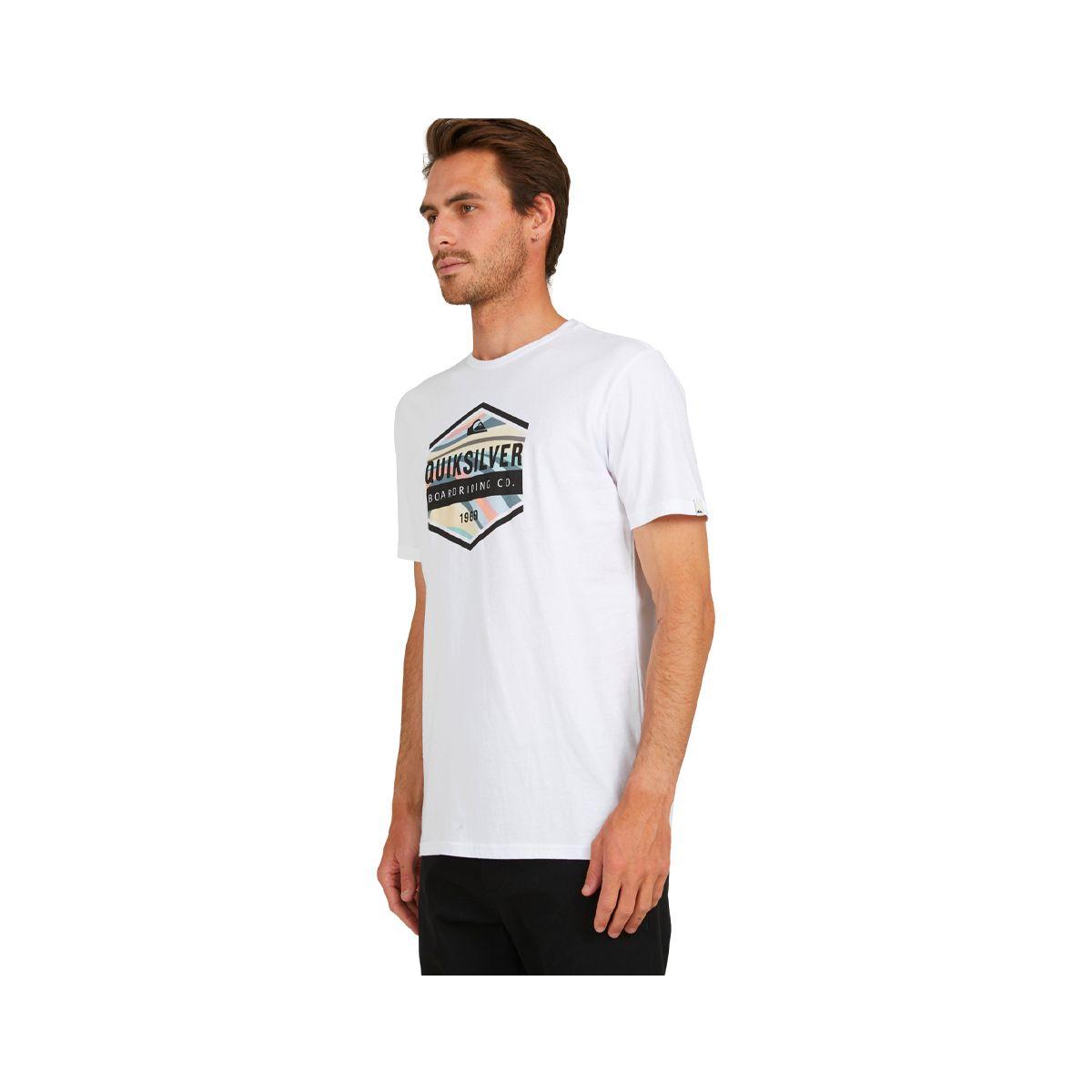 Polera Hombre  Quiksilver Mix Master Blanco-1