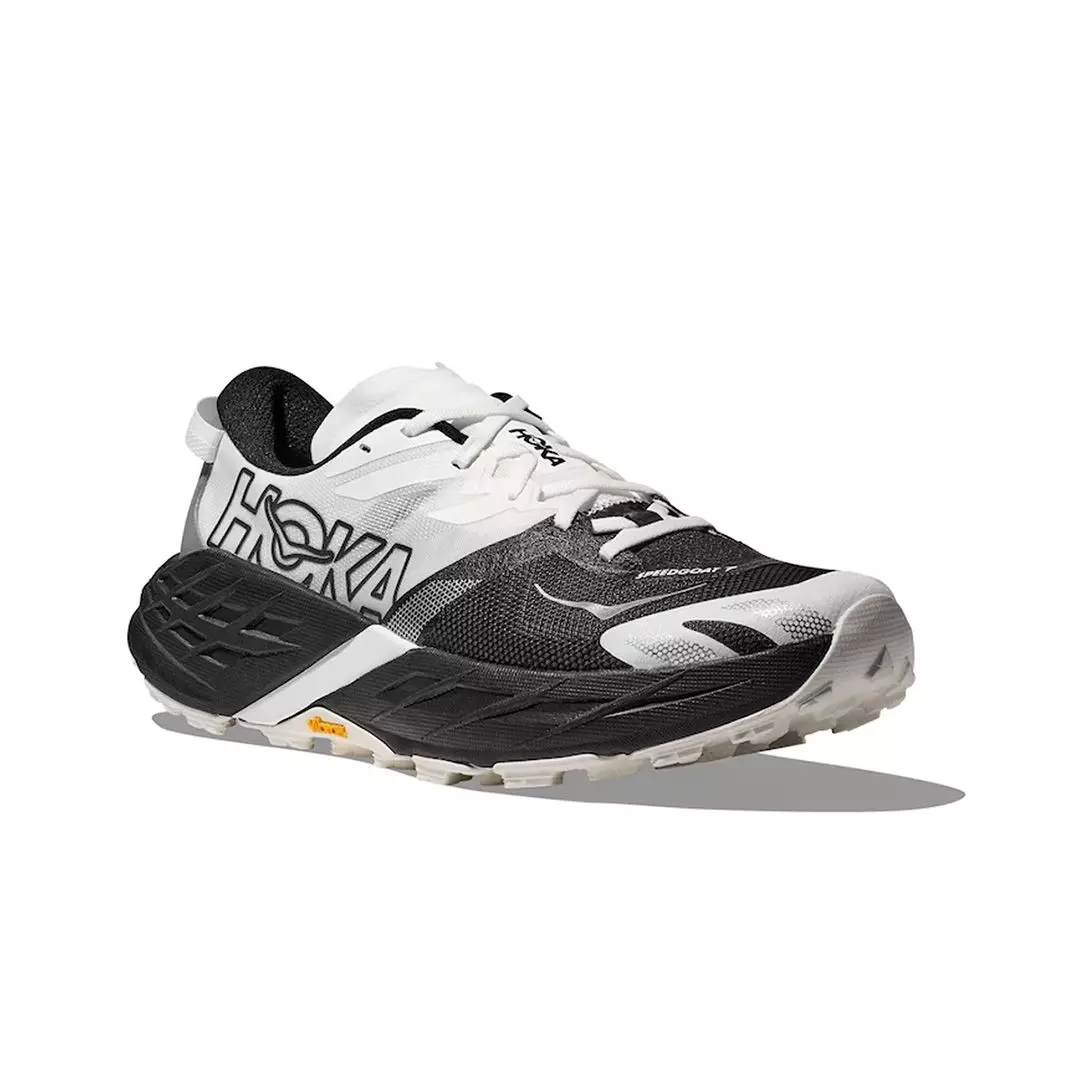 Hoka Speedgoat 7 Mujer Black/White-5