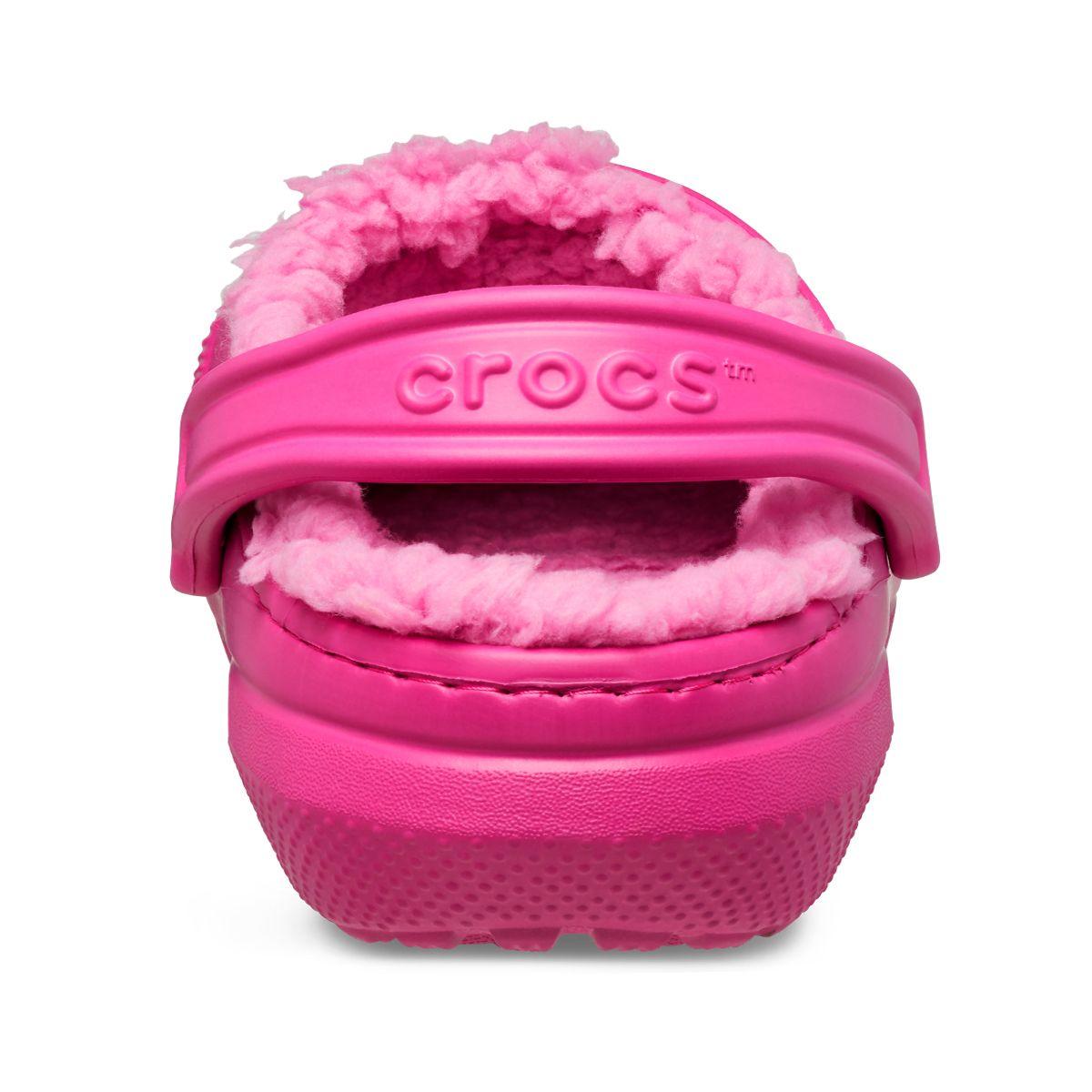 Zueco Crocs Classic Lined Unisex Fuchsia Fun-4