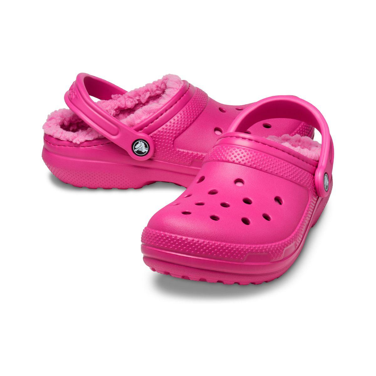 Zueco Crocs Classic Lined Unisex Fuchsia Fun-6