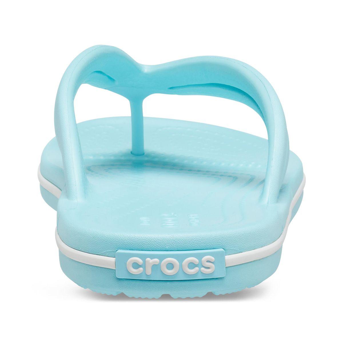 Sandalia Crocs Crocband Flip Ice Blue Mujer-4