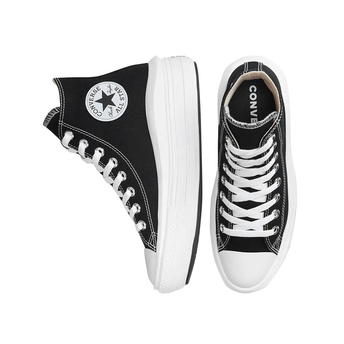 Zapatillas Converse Chuck Taylor All Star Move Mujer Black-4