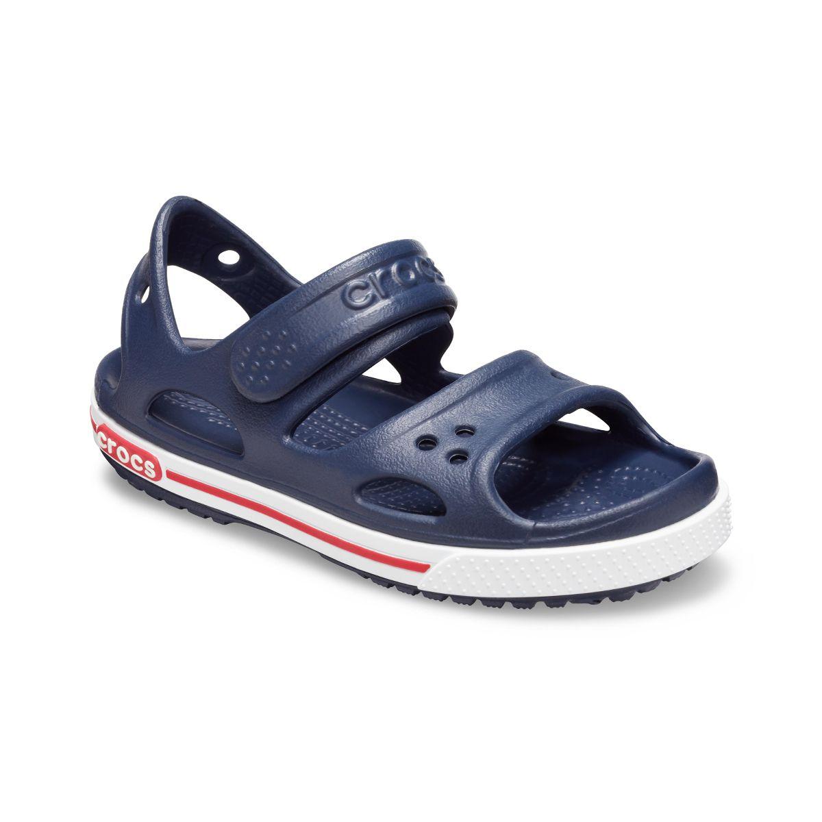 Sandalia Crocs Crocband II PS Niño Navy/White-0