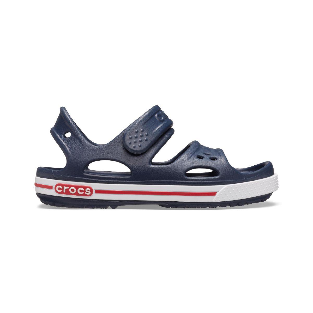 Sandalia Crocs Crocband II PS Niño Navy/White-1