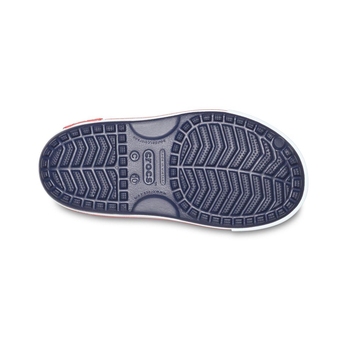 Sandalia Crocs Crocband II PS Niño Navy/White-3